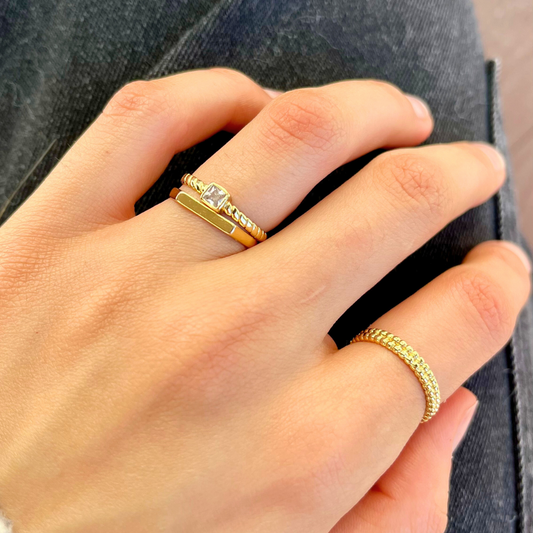 Minimalist Everyday Stacking Ring